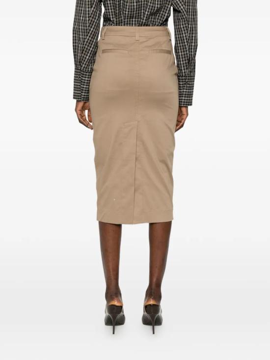 26SS 더 레이티스트 미디 스커트 TLW09008T0176ABTP T0031 COGNAC - THE LATEST