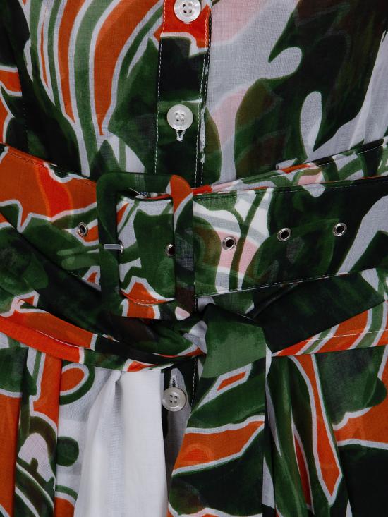 26SS 사만다 성 미디 원피스 AESTER DRESS WHITE ORANGE - SAMANTHA SUNG