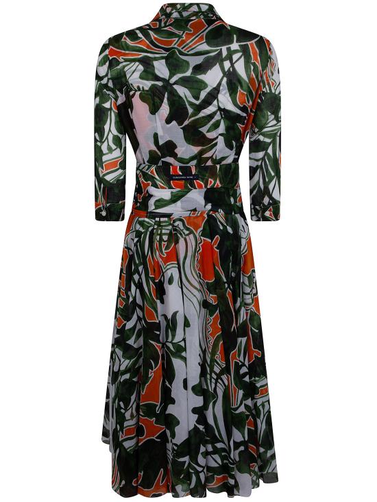 26SS 사만다 성 미디 원피스 AESTER DRESS WHITE ORANGE - SAMANTHA SUNG