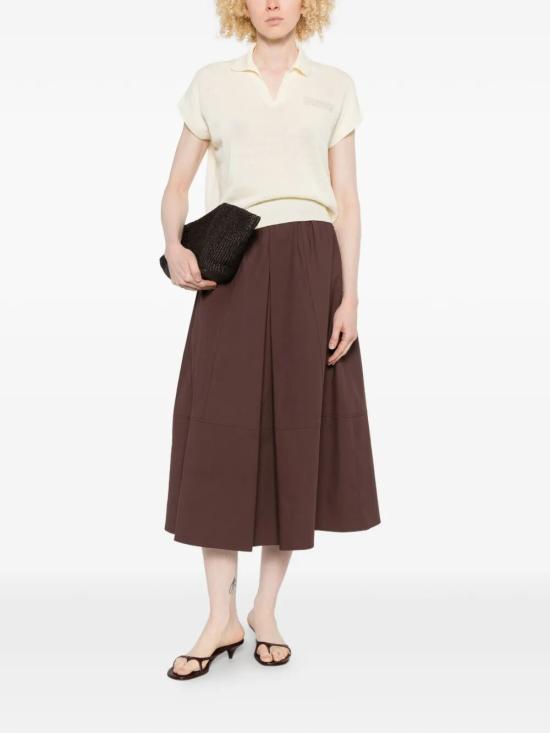 26SS 안토넬리 피렌체 롱 스커트 Q9715 135B 240 BROWN - ANTONELLI FIRENZE