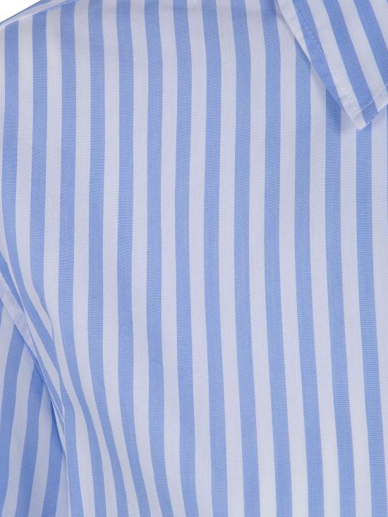26SS 세인트바쓰 셔츠 MDH001 01405L 31 EMBROIDERED STRIPES BLUE - MC2 SAINT BARTH