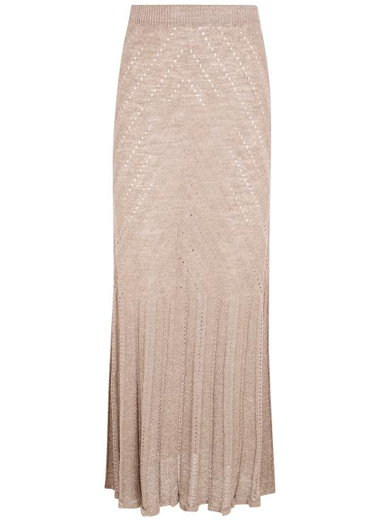 26SS 트윈셋 롱 스커트 261TT3211 12454 GOLDEN GREEN LUREX