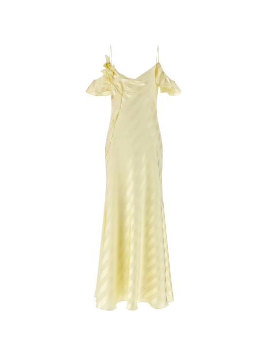 26SS 셀프 포트레이트 롱 원피스 SS26 259XA YELLOW - SELF PORTRAIT