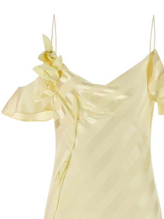 26SS 셀프 포트레이트 롱 원피스 SS26 259XA YELLOW - SELF PORTRAIT