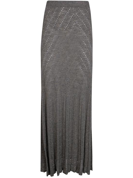 26SS 트윈셋 롱 스커트 261TT3211 13565 LUREX LIGHT ALP GREEN