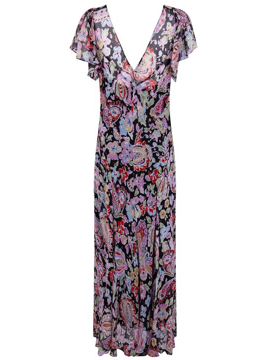 26SS 릭소 롱 원피스 010 05540 226 08019 CARA FLORAL BLACK - RIXO