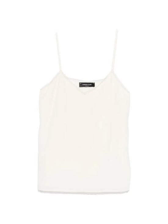 26SS 파비아나 필리피 크레프 드 신 란제리 탑 TPD276F281M152 0145 BUTTER - FABIANA FILIPPI