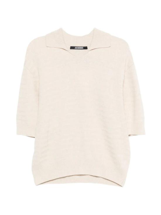 26SS 자크뮈스 스웨터 26EPOM00613AK00302 130 LIGHT BEIGE - JACQUEMUS