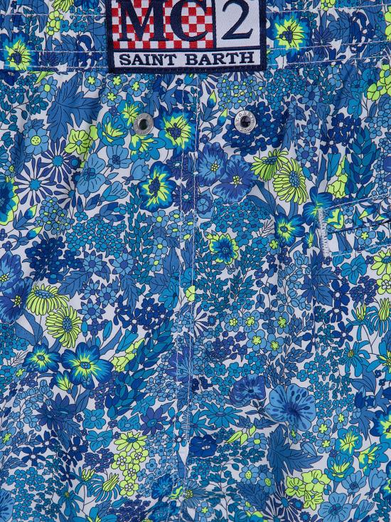 26SS 세인트바쓰 스윔팬츠 LIG0003 02078L 098 1794 BLUE YELLOW - MC2 SAINT BARTH