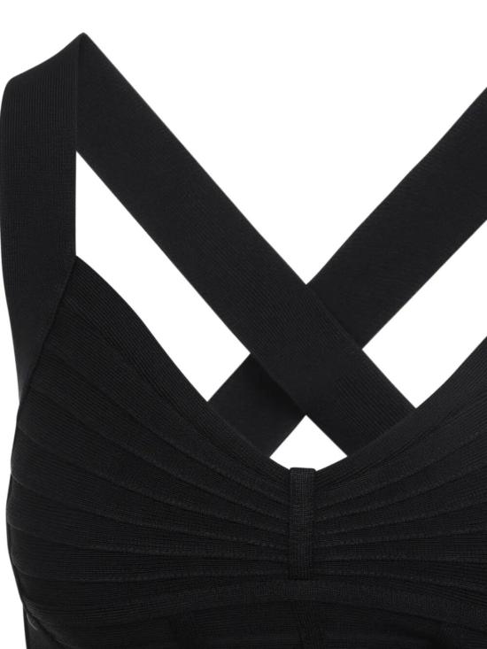 26SS 엘리자베타프랜치 미디 원피스 AM24D62E2 110 BLACK - ELISABETTA FRANCHI