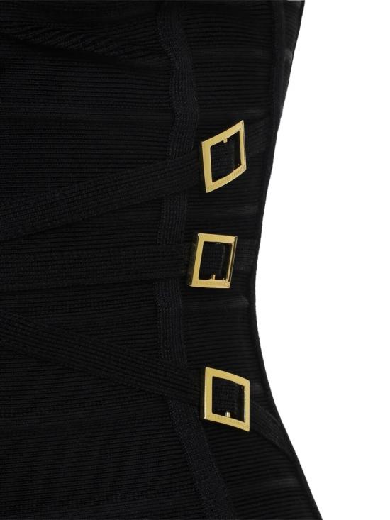 26SS 엘리자베타프랜치 미디 원피스 AM24D62E2 110 BLACK - ELISABETTA FRANCHI