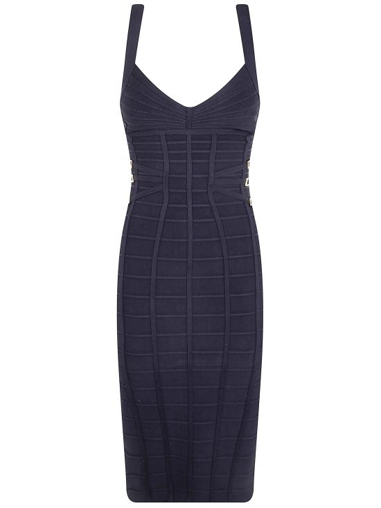 26SS 엘리자베타프랜치 미디 원피스 AM24D62E2 110 BLACK - ELISABETTA FRANCHI