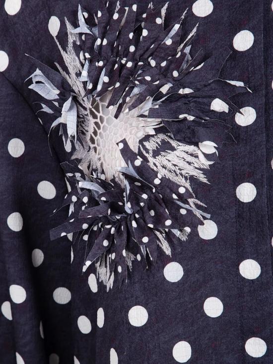 26SS 아비우 블라우스 1D3609 PZ391 BLACK ECRU - AVIU