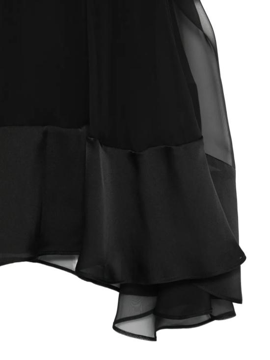 26SS 사카이 반팔 티셔츠 26 08545 001 BLACK - SACAI