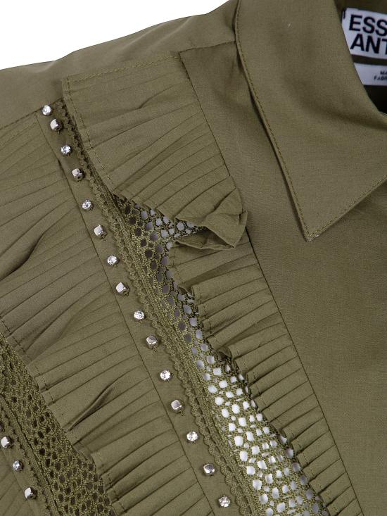 26SS 에쌍씨엘 블라우스 JEANDARLENE OM24 OLIVE MARTINI - ESSENTIEL