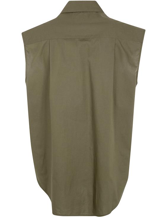 26SS 에쌍씨엘 블라우스 JEANDARLENE OM24 OLIVE MARTINI - ESSENTIEL