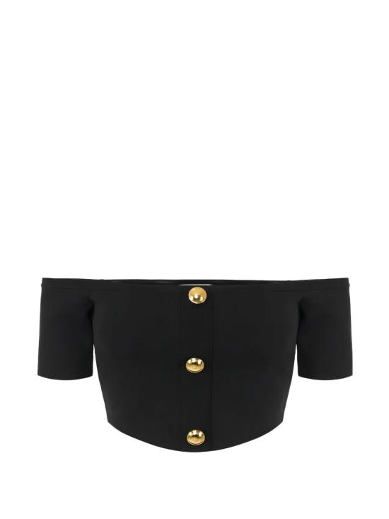 26SS 엘리자베타프랜치 민소매 티셔츠 TK86B62E2 110 BLACK - ELISABETTA FRANCHI