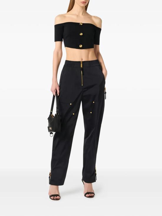 26SS 엘리자베타프랜치 민소매 티셔츠 TK86B62E2 110 BLACK - ELISABETTA FRANCHI
