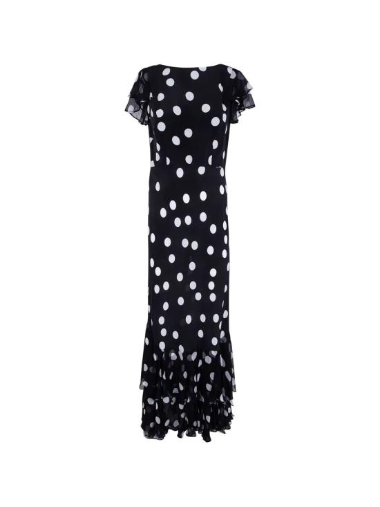 26SS 릭소 롱 원피스 010 05248 325 06442 MONO POLKA DOT BLACK - RIXO