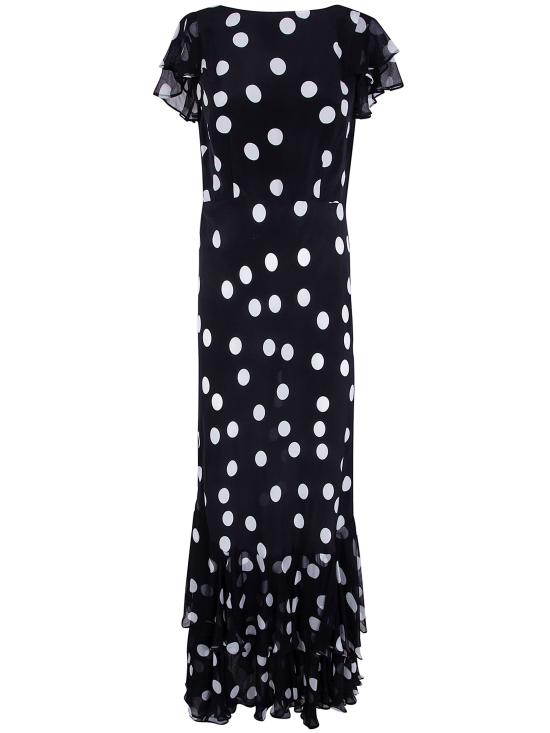 26SS 릭소 미디 원피스 010 05248 325 06442 MONO POLKA DOT BLACK