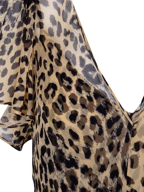 26SS 릭소 롱 원피스 010 05540 226 08000 NINA LEOPARD BROWN - RIXO