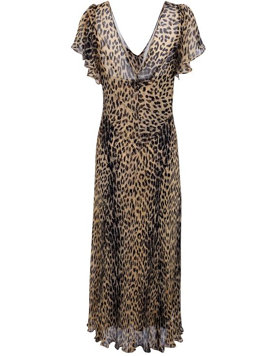 26SS 릭소 미디 원피스 010 05540 226 08000 NINA LEOPARD BROWN - RIXO