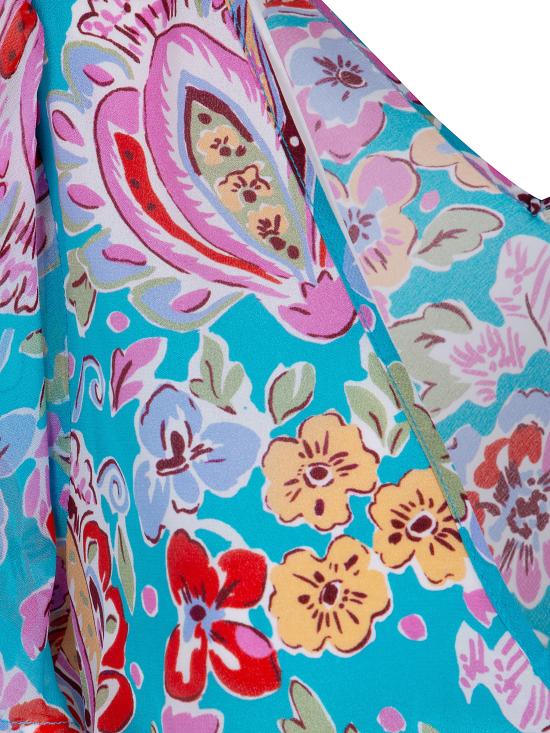 26SS 릭소 미디 원피스 010 00009 226 08027 CARA FLORAL TURQUOISE - RIXO