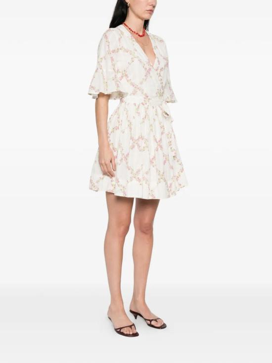 26SS 트윈셋 미디 원피스 261TT2610 13589 DELICATE GEOMETRIE PASTEL PRINT - TWINSET