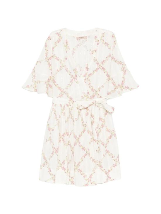 26SS 트윈셋 미디 원피스 261TT2610 13589 DELICATE GEOMETRIE PASTEL PRINT