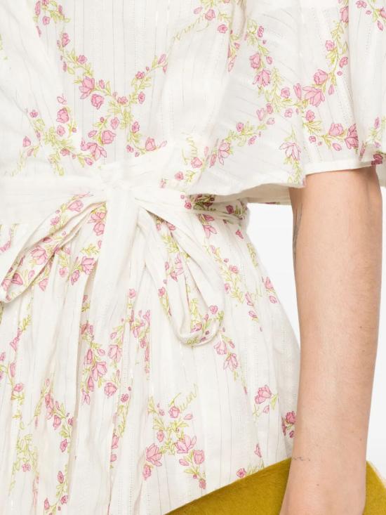 26SS 트윈셋 미디 원피스 261TT2610 13589 DELICATE GEOMETRIE PASTEL PRINT - TWINSET