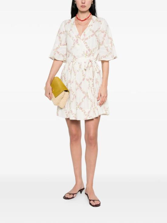 26SS 트윈셋 미디 원피스 261TT2610 13589 DELICATE GEOMETRIE PASTEL PRINT - TWINSET