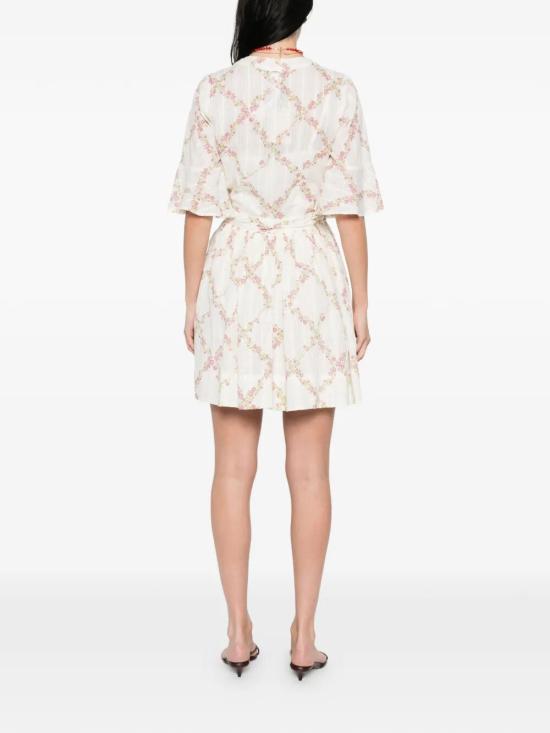 26SS 트윈셋 미디 원피스 261TT2610 13589 DELICATE GEOMETRIE PASTEL PRINT - TWINSET