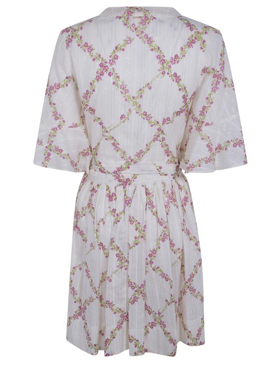 26SS 트윈셋 미디 원피스 261TT2610 13589 DELICATE GEOMETRIE PASTEL PRINT - TWINSET