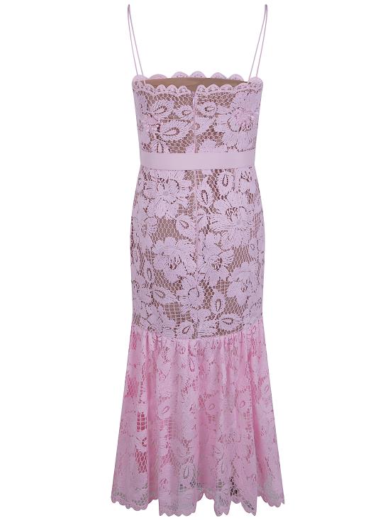 26SS 셀프 포트레이트 미디 원피스 SS26 007MA PINK - SELF PORTRAIT