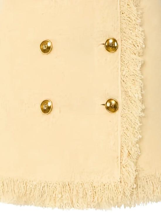 26SS 엘리자베타프랜치 미디 스커트 GK32R62E2 193 BUTTER - ELISABETTA FRANCHI