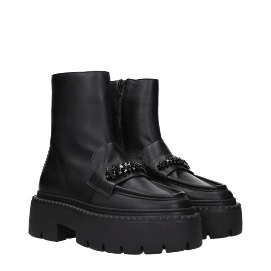 25SS 지미추 부츠 BRYERFLATXXCBLACKJETBLACK - JIMMY CHOO