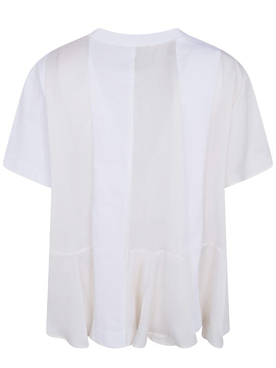 26SS 사카이 반팔 티셔츠 26 08546 127 WHITE ECRU - SACAI