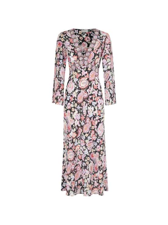 26SS 릭소 롱 원피스 010 00522 226 08019 CARA FLORAL BLACK - RIXO