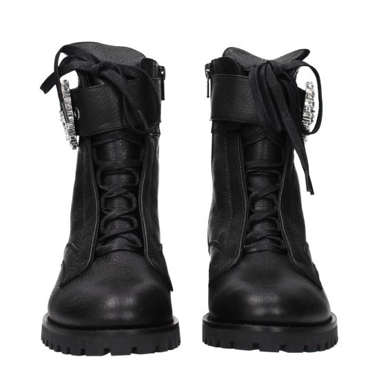 25SS 지미추 부츠 CHERICOMBATFLATOGLTBLACK - JIMMY CHOO