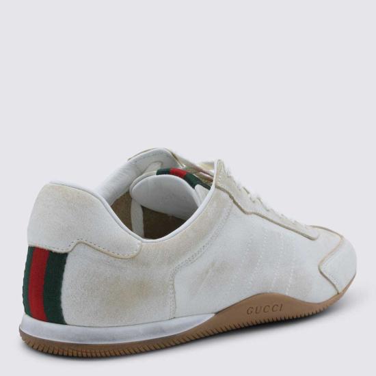  구찌 스니커즈 가죽  화이트 - GUCCI