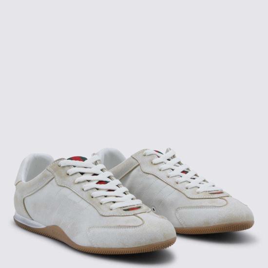  구찌 스니커즈 가죽  화이트 - GUCCI