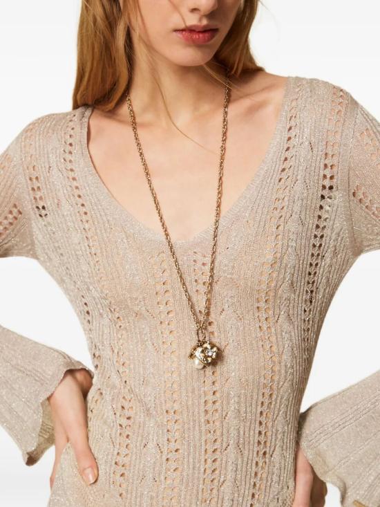 26SS 트윈셋 롱 원피스 261TT3134 13564 SAND LUREX - TWINSET