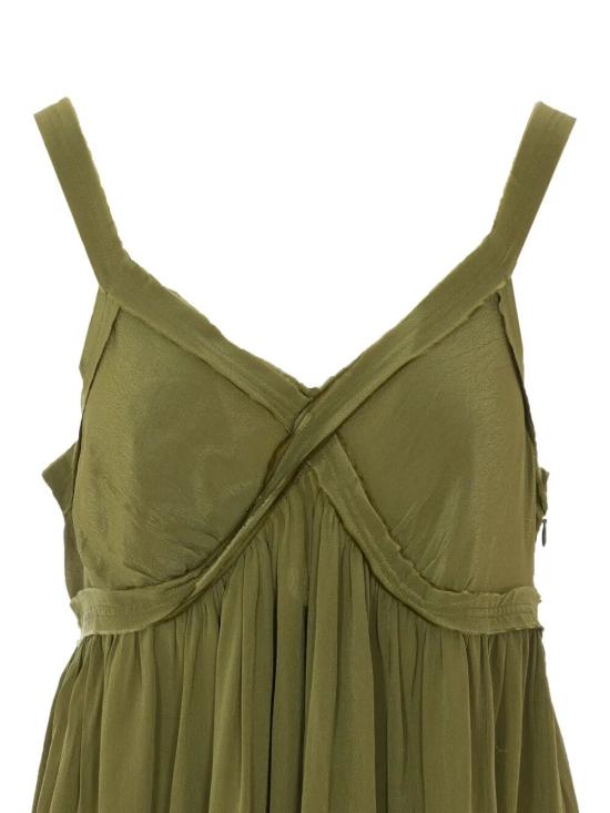 26SS 에쌍씨엘 롱 원피스 JACOBEAN OM24 OLIVE MARTINI - ESSENTIEL