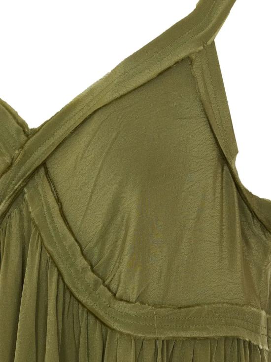 26SS 에쌍씨엘 롱 원피스 JACOBEAN OM24 OLIVE MARTINI - ESSENTIEL