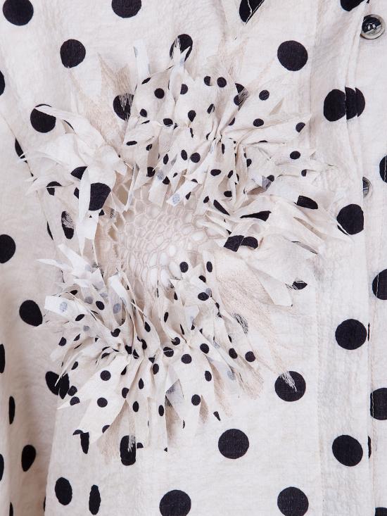 26SS 아비우 블라우스 1D3609 PZ302 ECRU BLACK - AVIU