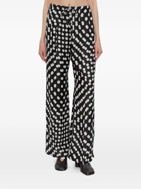 26SS 드리스 반 노튼 팔라초 팬츠 261 010914 3114 900 BLACK - DRIES VAN NOTEN