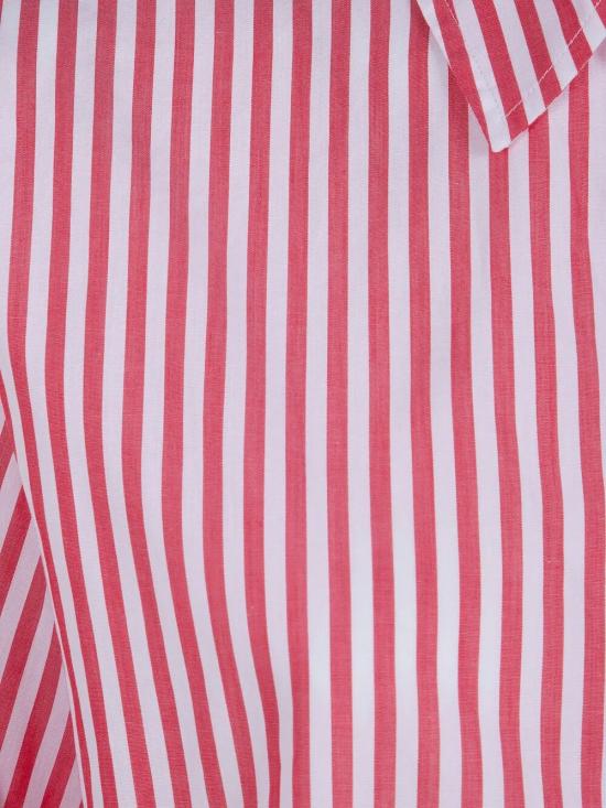 26SS 세인트바쓰 셔츠 MDH001 01407L 41 EMBROIDERED STRAIPS RED - MC2 SAINT BARTH