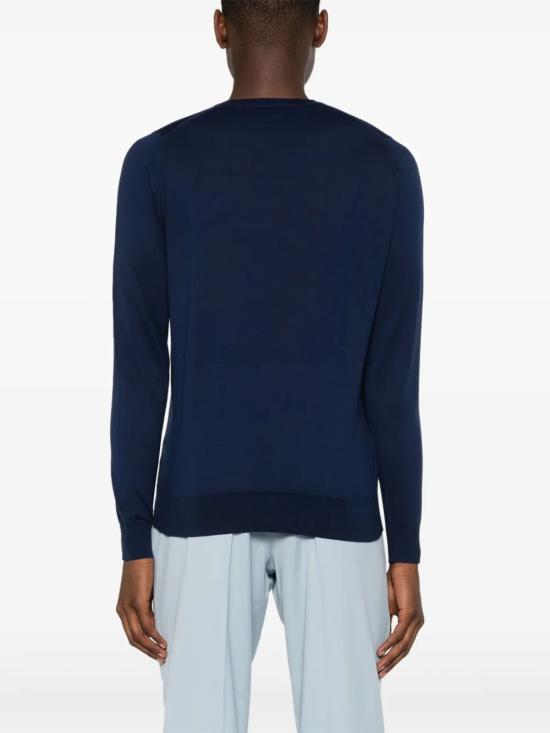 26SS 존스메들리 스웨터 ROWLAND FRENCH NAVY - JOHN SMEDLEY