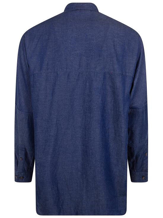 26SS 엠포리오 아르마니 긴팔 셔츠 EM005495 AF25156 MB001 BLUE NAVY - EMPORIO ARMANI