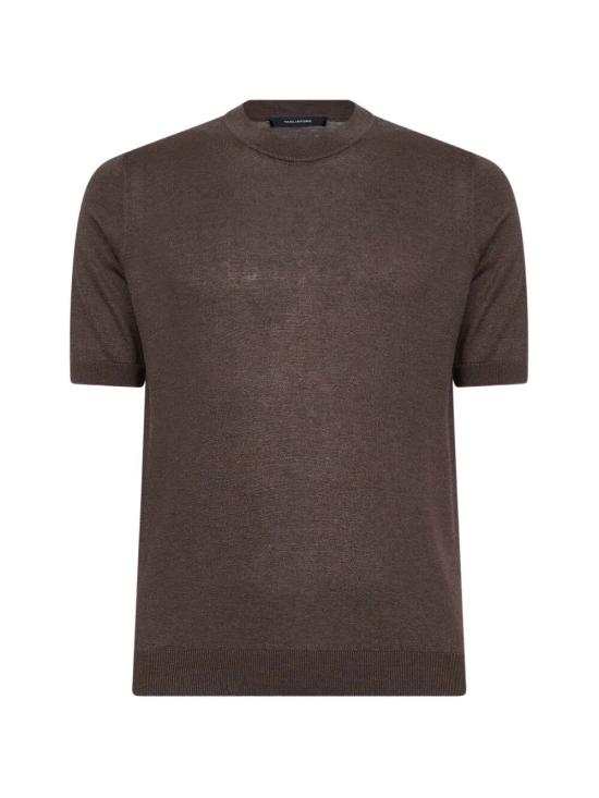 26SS 딸리아토레 반팔 티셔츠 JOSH GSE26 03 184 DARK BROWN - TAGLIATORE